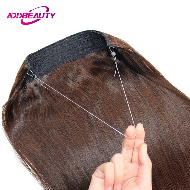 Tippet Line - Straight Fishing Line Human Hair Extensions