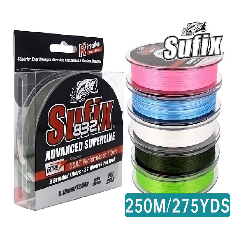 Copolymer Line - Sufix 832 sufix braid x8 stand
