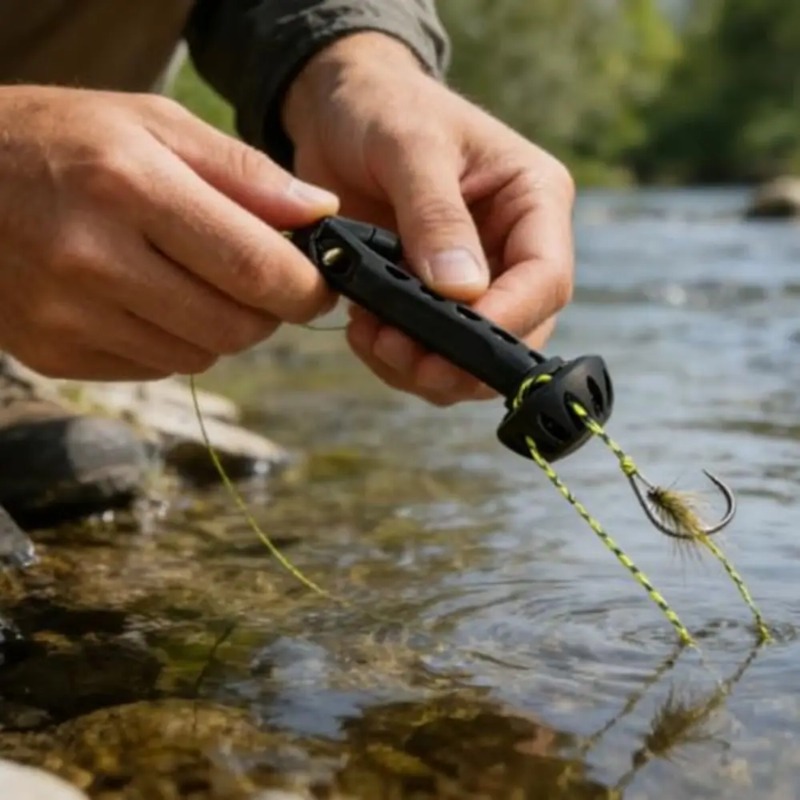 Magnetic Knot Tying Tool Flyin - Fishing Line Winder 评论和价格