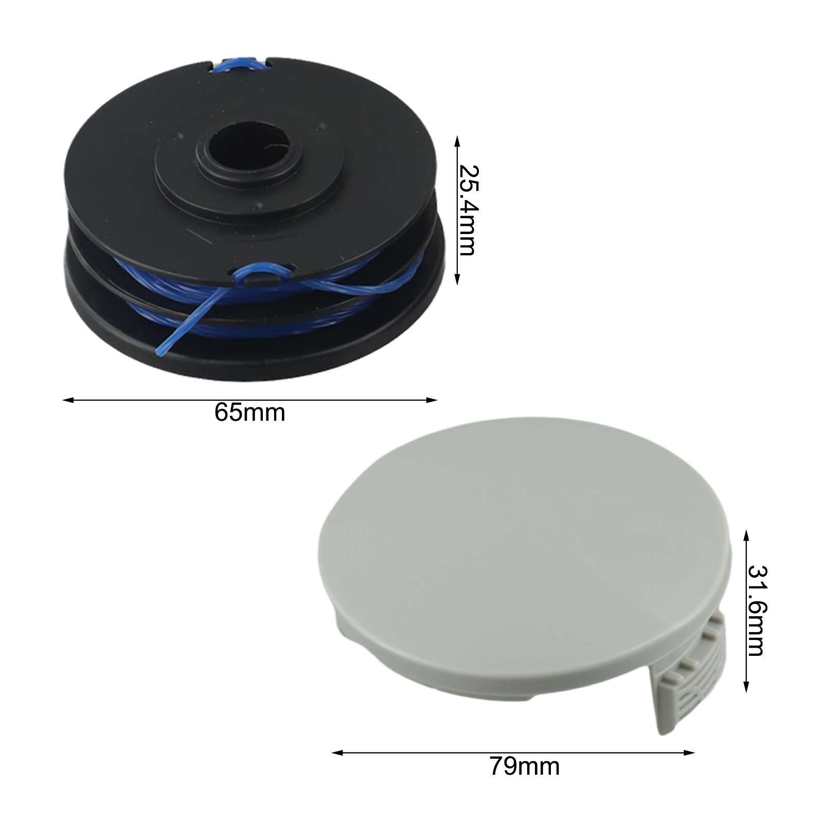 4pc/8pc String Trimmer Replace - Tippet Line 评论和价格