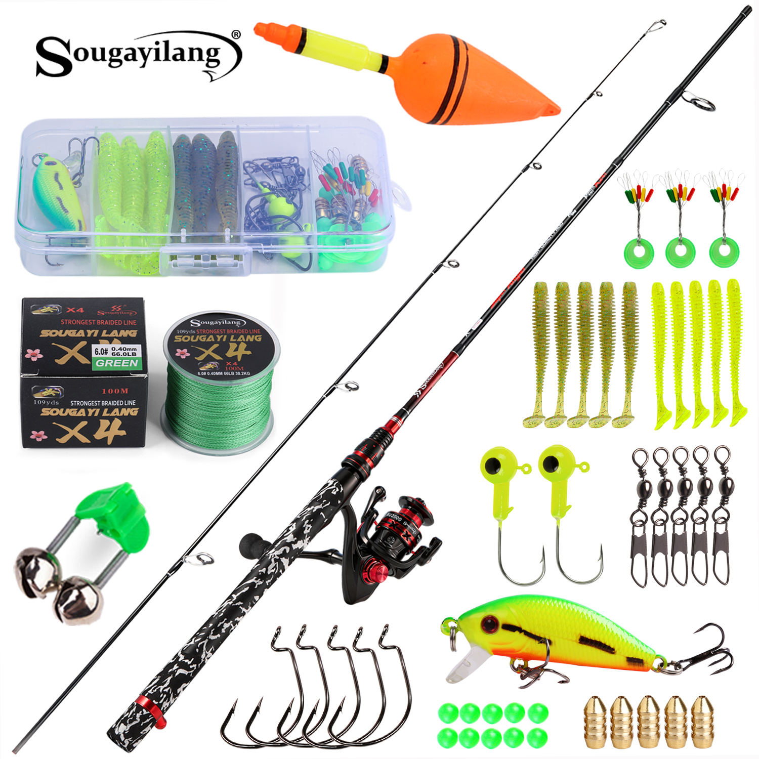 Sougayilang Spinning Fishing R - Freshwater Line 评论和价格