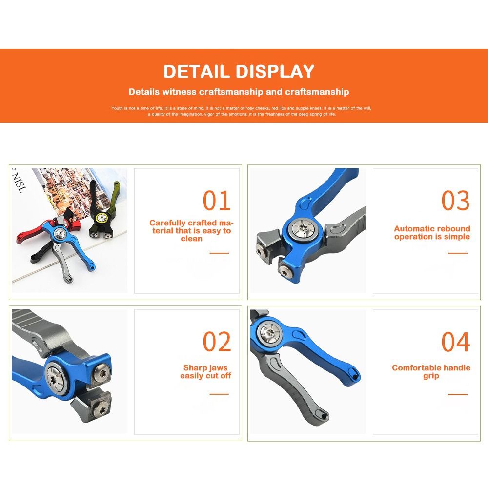 Aluminum Alloy Fishing Pliers  - Fishing Line Cutter 评论和价格