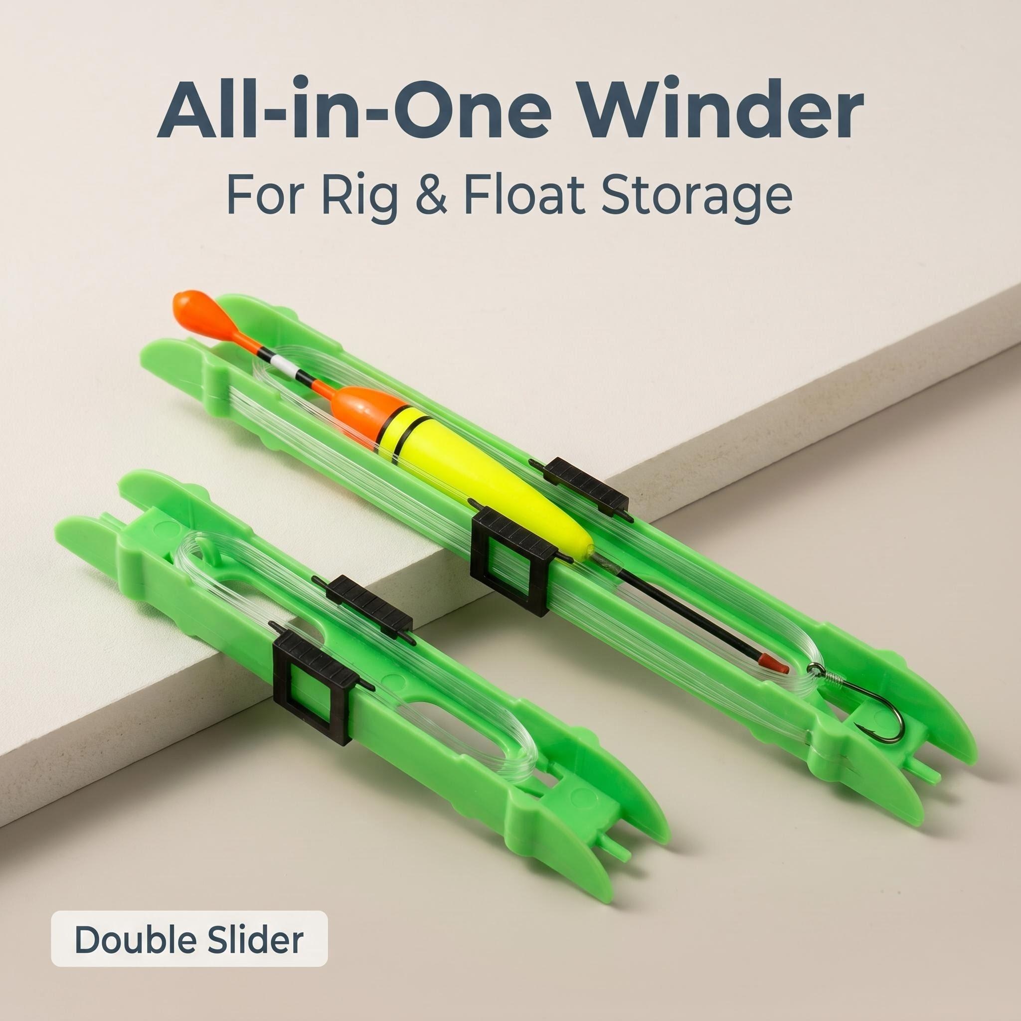 HIRISI 10Pcs Double Slider Fis - Fishing Line Dispenser 评论和价格