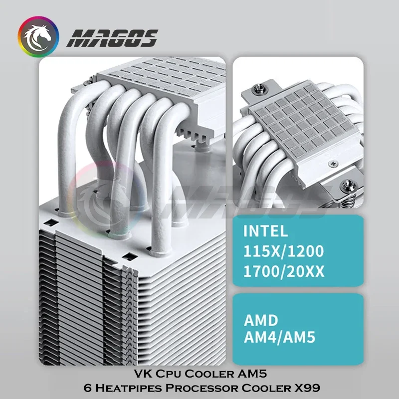 VK LGA 1700 CPU Cooler Compute - Fly Line 评论和价格