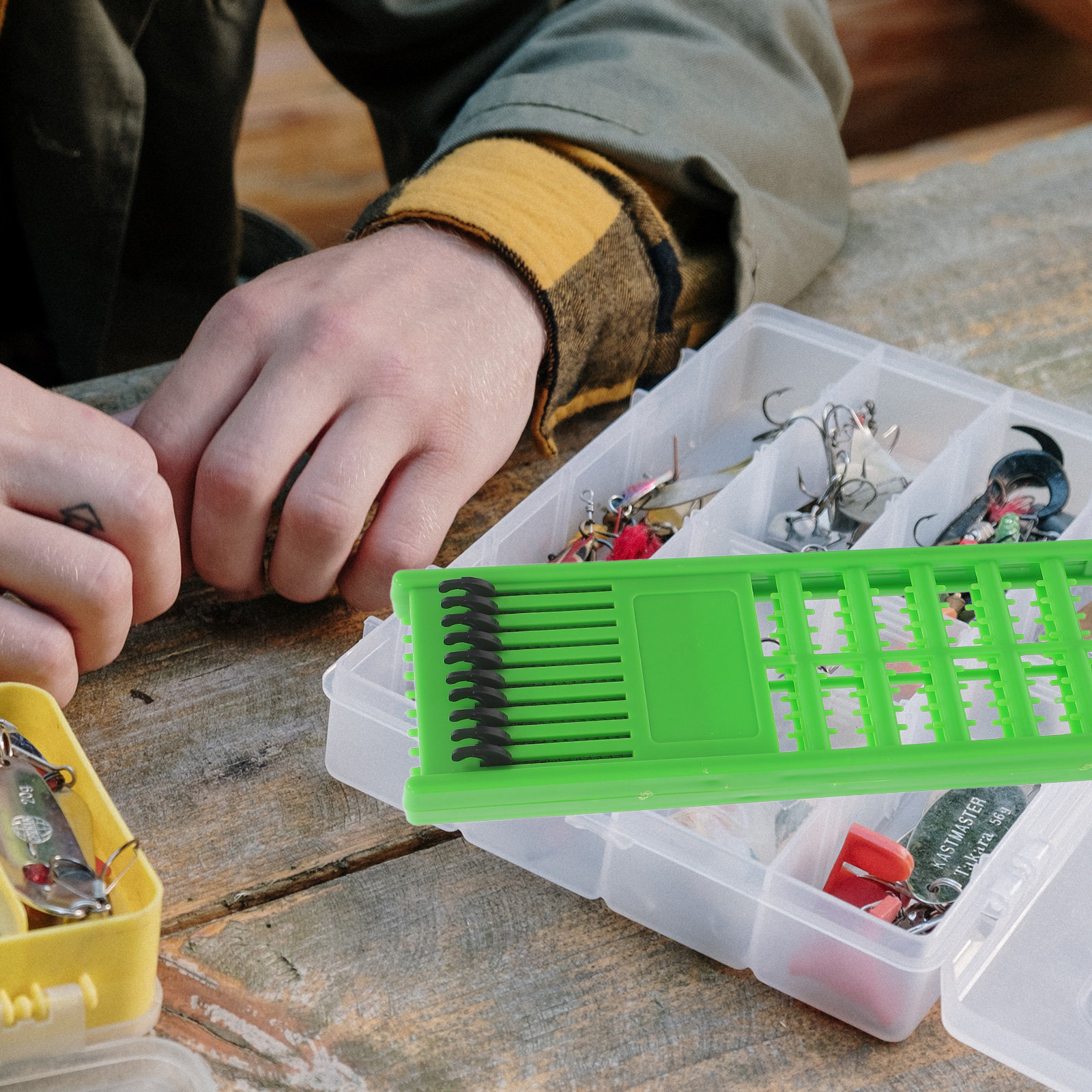 4Pcs Fishing Rigs Board Hook a - Fishing Line Dispenser 评论和价格
