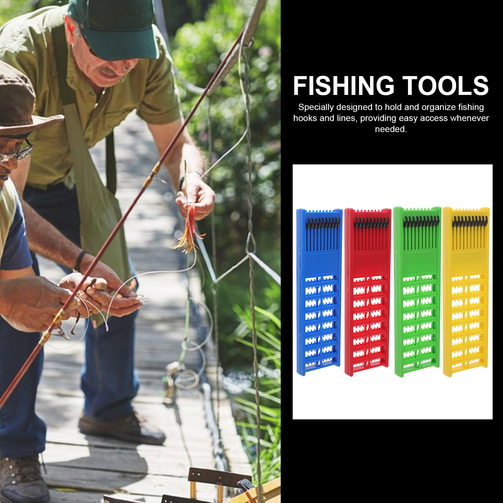 4Pcs Fishing Rigs Board Hook a - Fishing Line Dispenser 评论和价格
