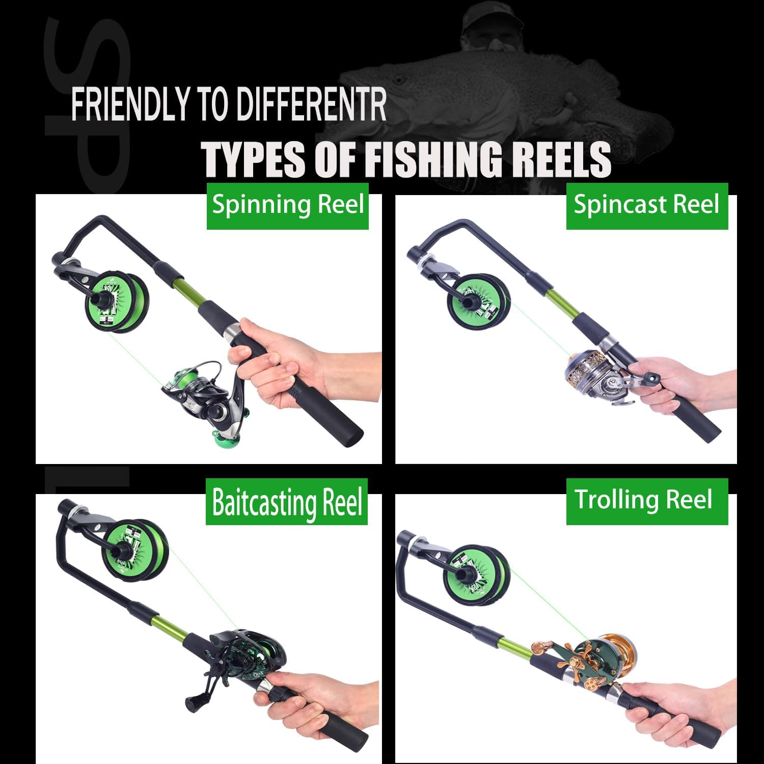 Fishing Line Spooler, Adjustab - Monofilament Line 评论和价格