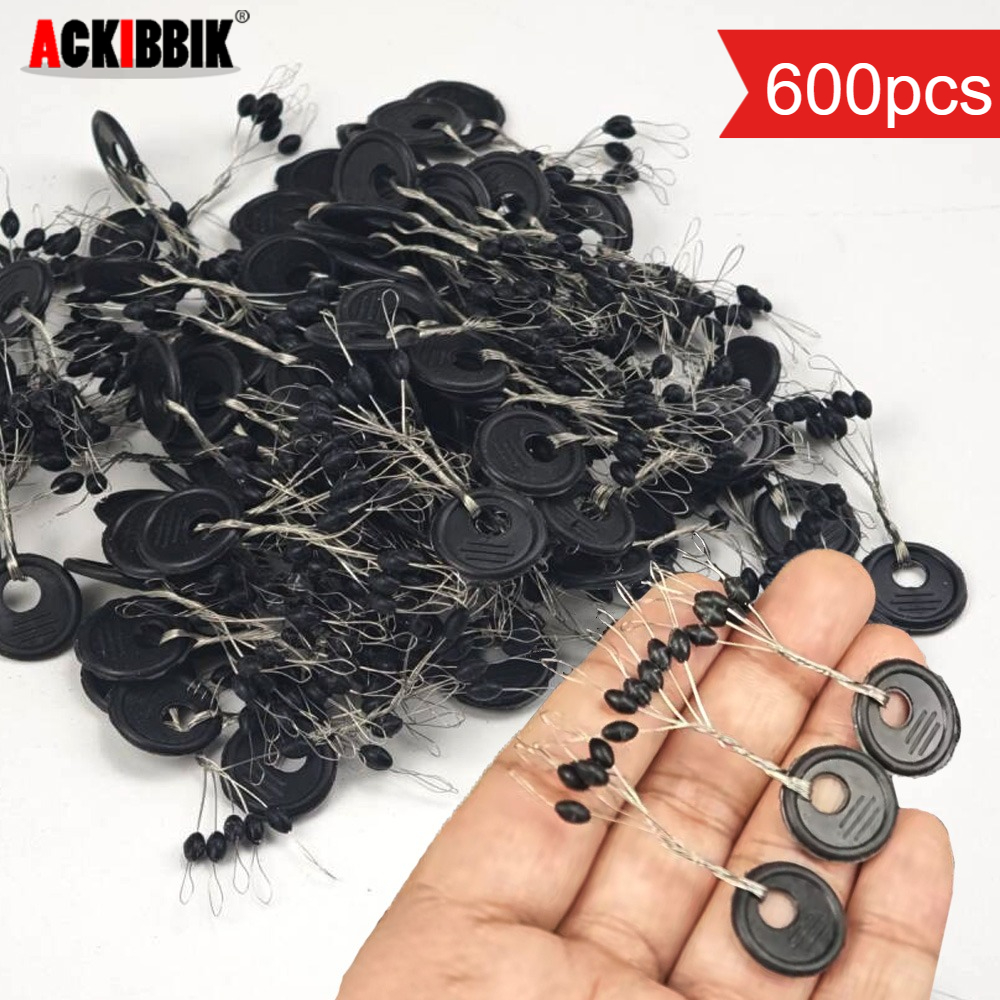 600pcs/set Bobber Stoppers S/M - Monofilament Line 评论和价格