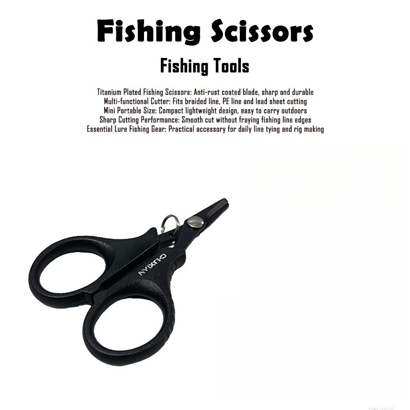 1Pc Titanium Coated Rustproof  - Fishing Line Cutter 评论和价格