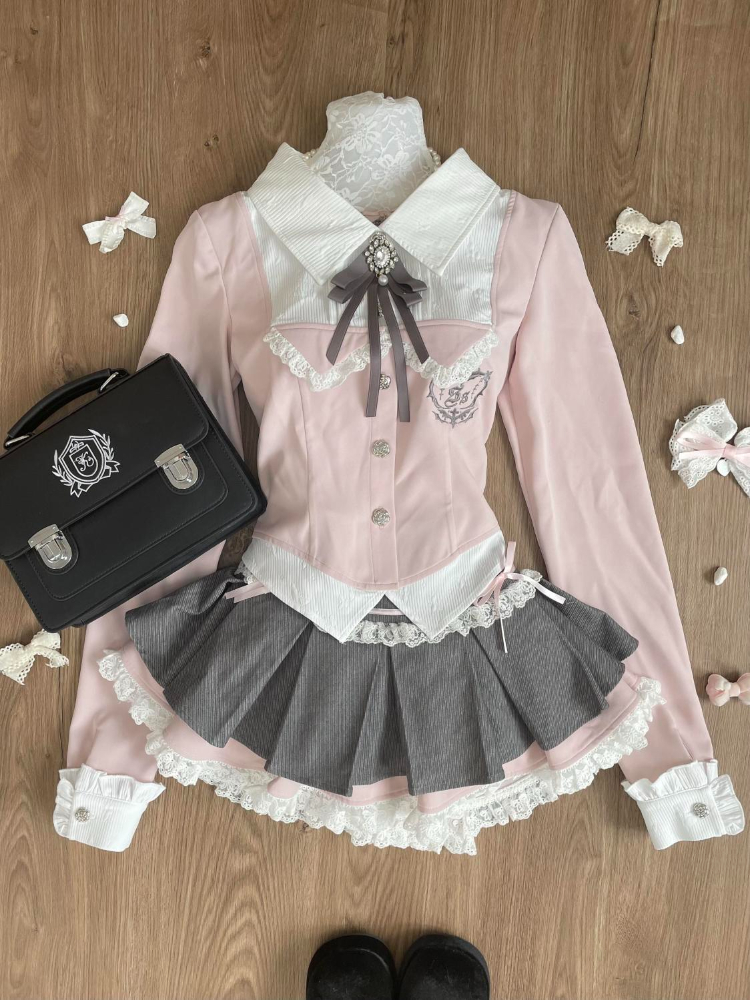 Spring Y2K Princess Outfits Wo - Fly Line 评论和价格